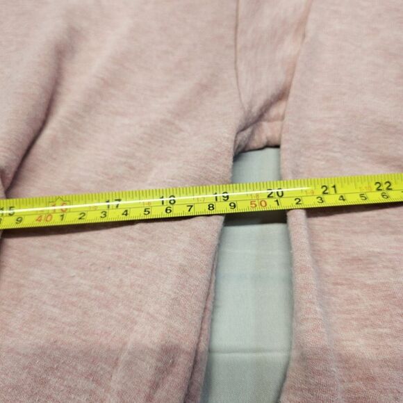 Athleta Apollo Mock Crewneck Sweatshirt Conch‎ Pink Heather Size Small - Picture 7 of 9